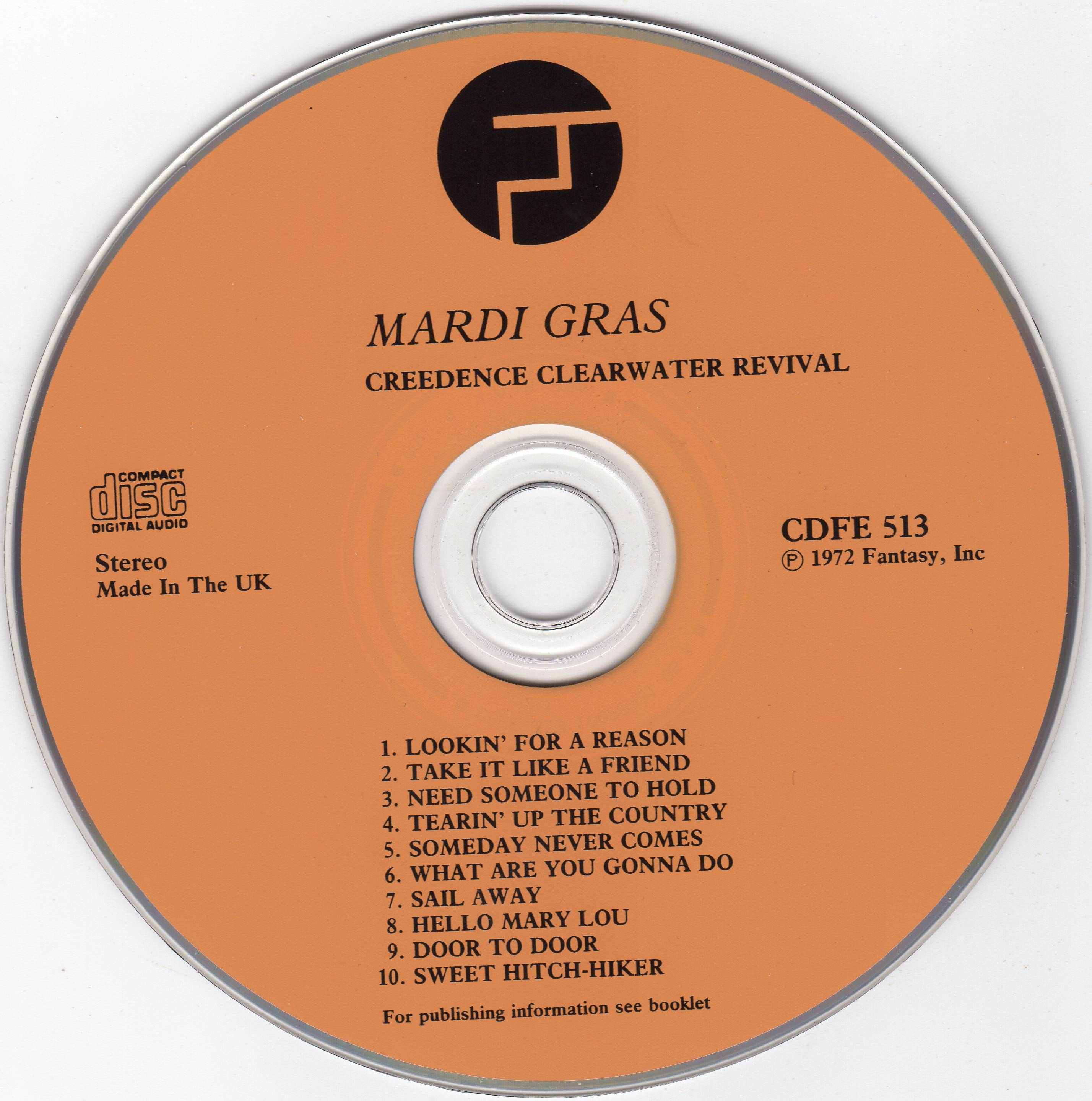 Creedence Clearwater Revival Mardi Gras [cd Uk]